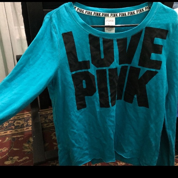 Pink Turquoise Sweatshirt - Picture 1 of 4